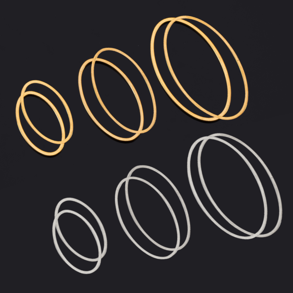 Bezels Pendant Resin - 10pcs Stainless Steel Oval Charms DIY