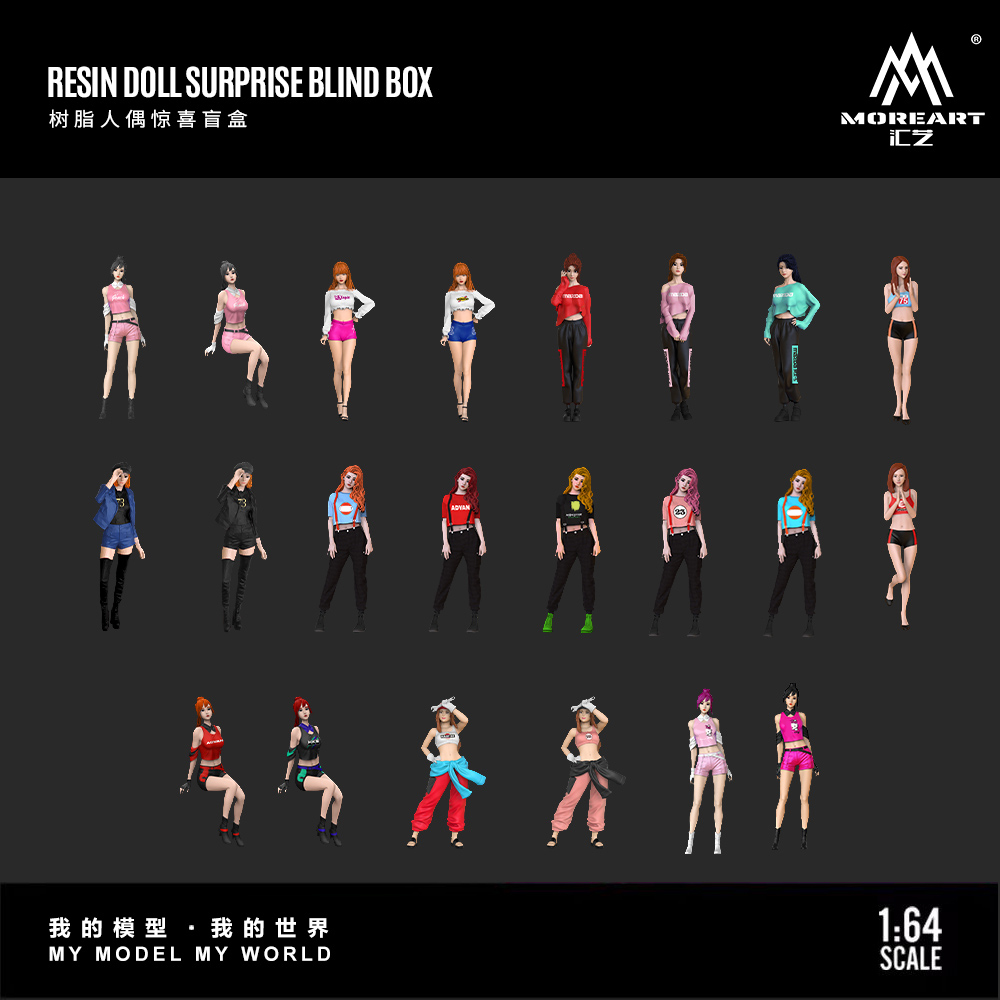Resin Art Toys - More Art 1:64 Handmade Resin Figurine