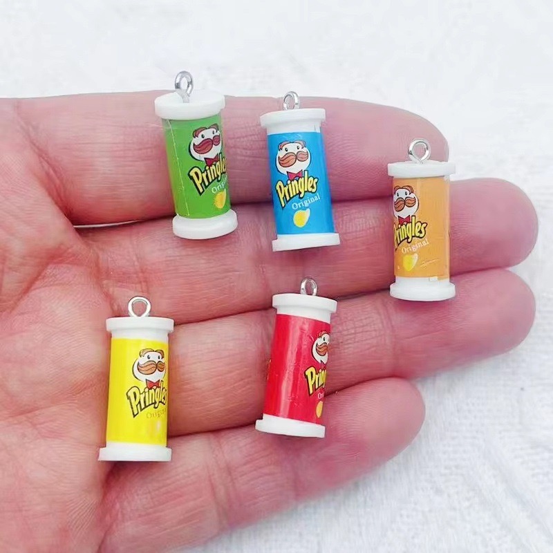 Resin Art Accessories - 10pcs Simulation 3D Bucket Potato Chips