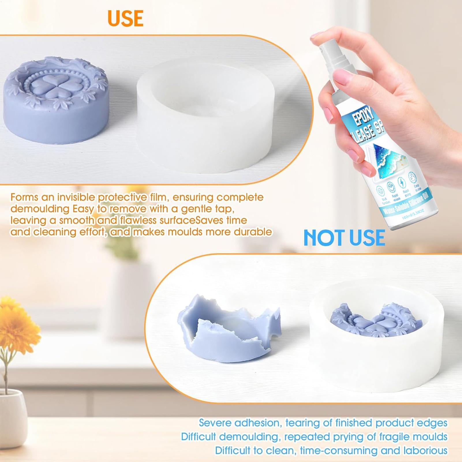 100ml Silicone Release Spray E - Resin Art Accessories ulasan dan harga