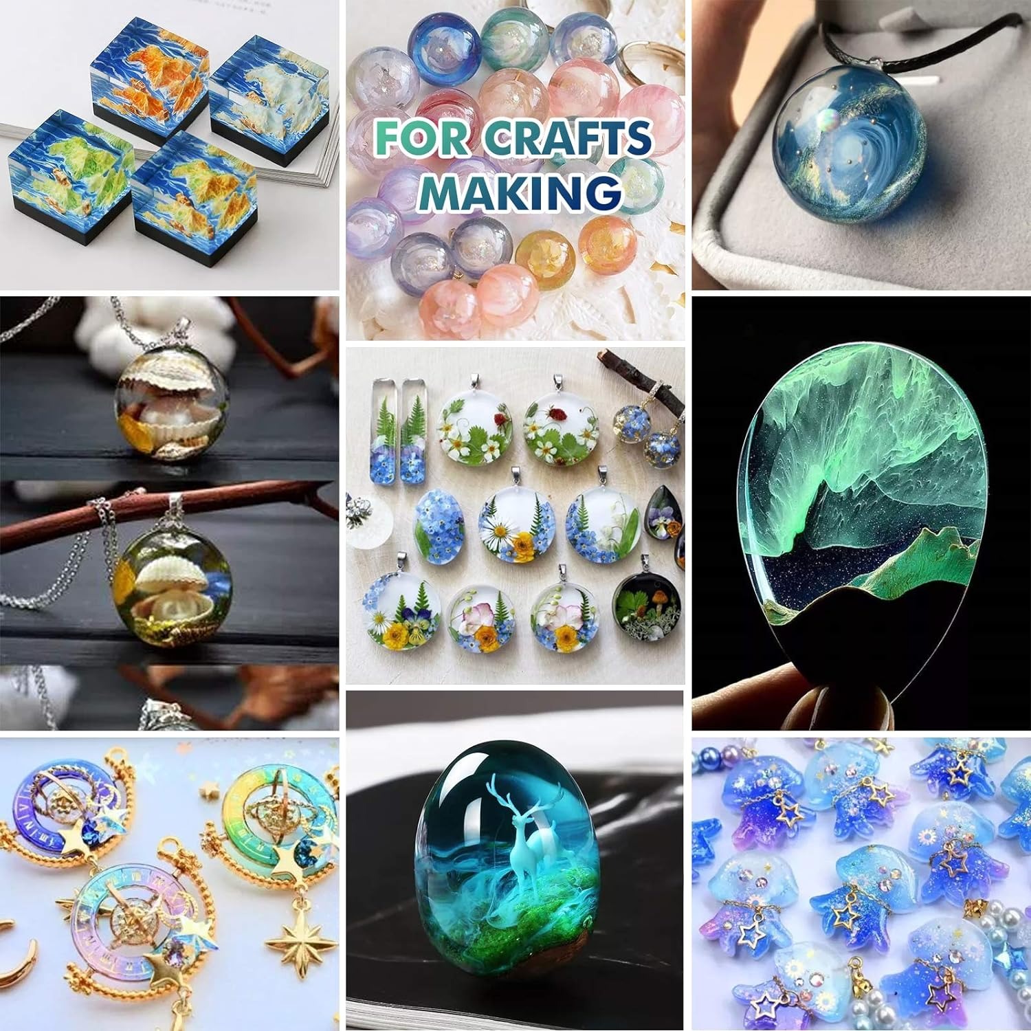 300g UV Resin Clear,Hard,Upgra - Resin Art Epoxy ulasan dan harga