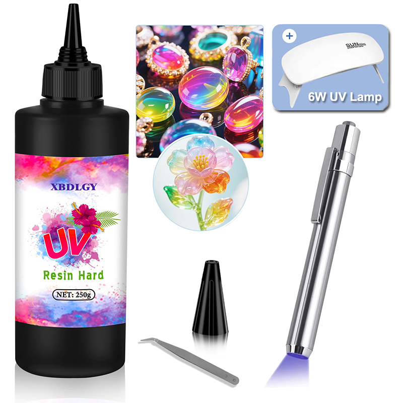 200g/250g/500g UV Resin Hard G - Resin Art Light ulasan dan harga