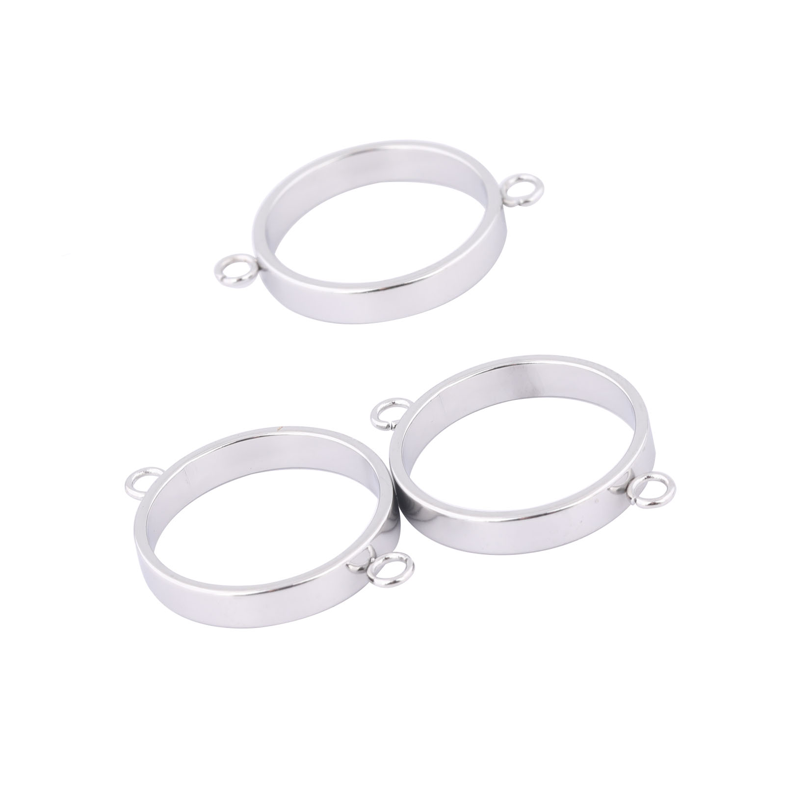 10pcs Stainless Steel 14mm Ope - Bezels Pendant Resin ulasan dan harga