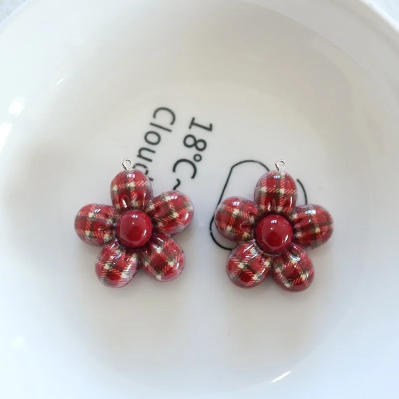 10Pcs Sweet Flower Planar Resi - Resin Art Accessories ulasan dan harga
