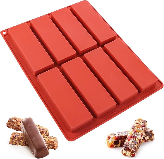 8-Cavity Butter Mould, Granola - Tray Mold Rectangle ulasan dan harga