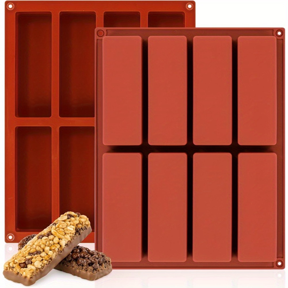 8-Cavity Butter Mould, Granola - Tray Mold Rectangle ulasan dan harga