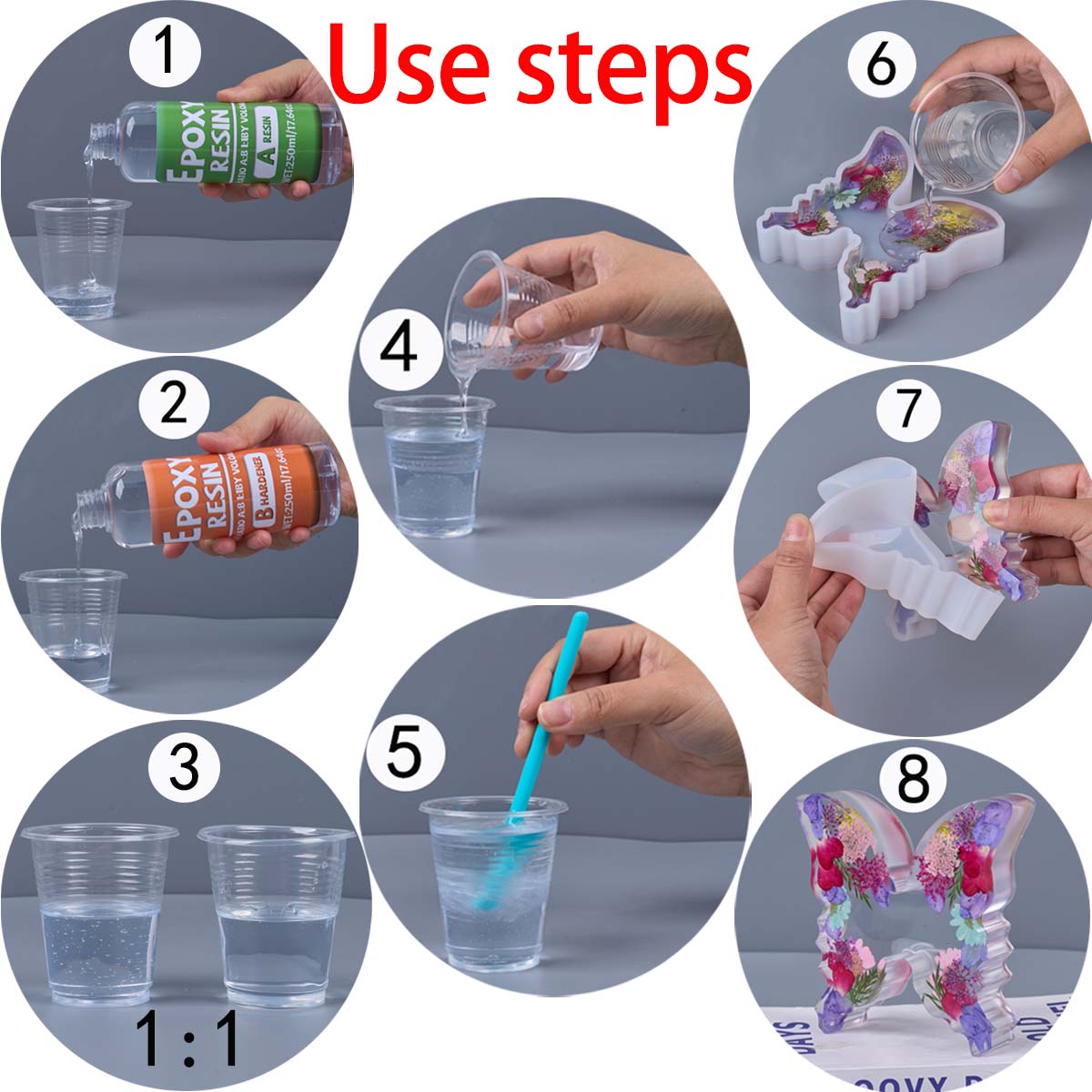 1:1 Ratio Epoxy Resin Kit Anti - Resin Art Epoxy ulasan dan harga