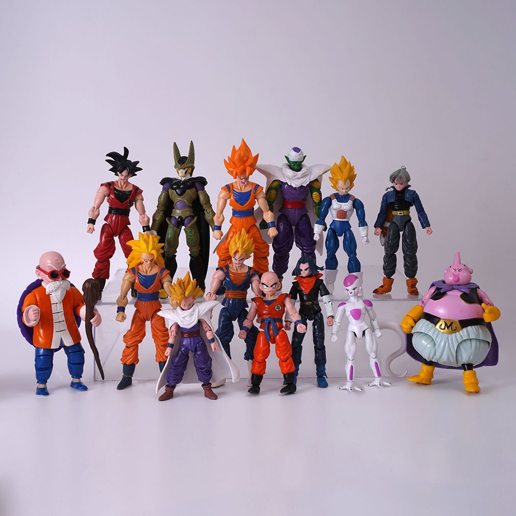 1-14PCS Anime Dragon Ball Z Su - Resin Art Dragon Ball Z ulasan dan harga