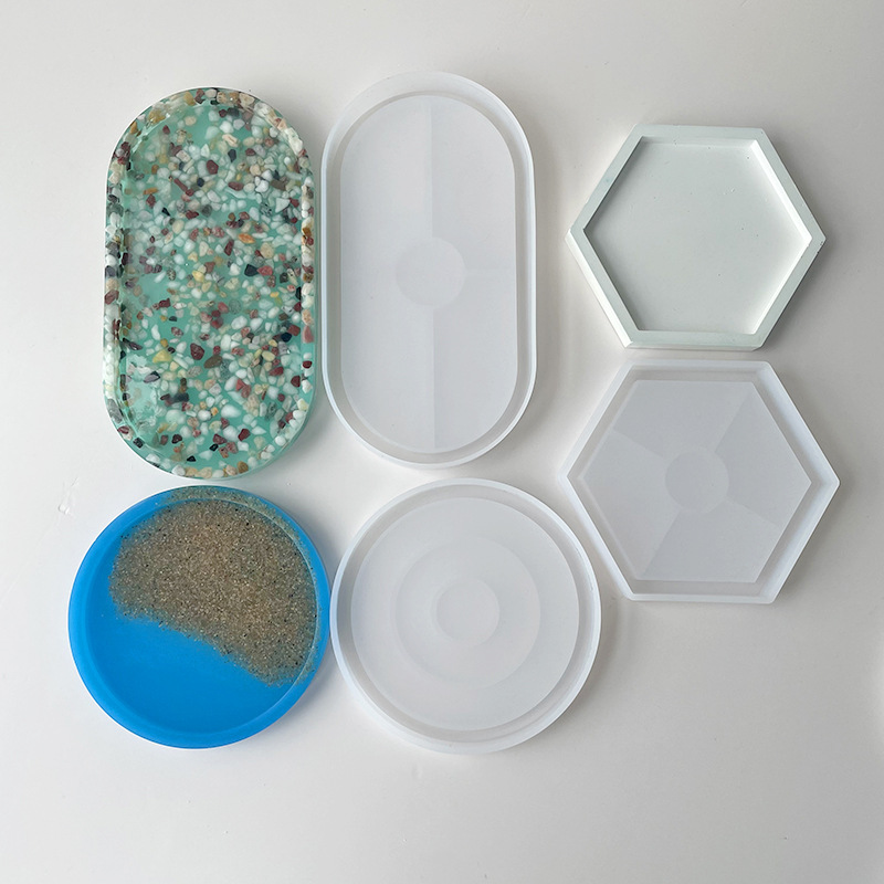 Round Coaster Silicone Mold DI - Tray Mold Rectangle ulasan dan harga
