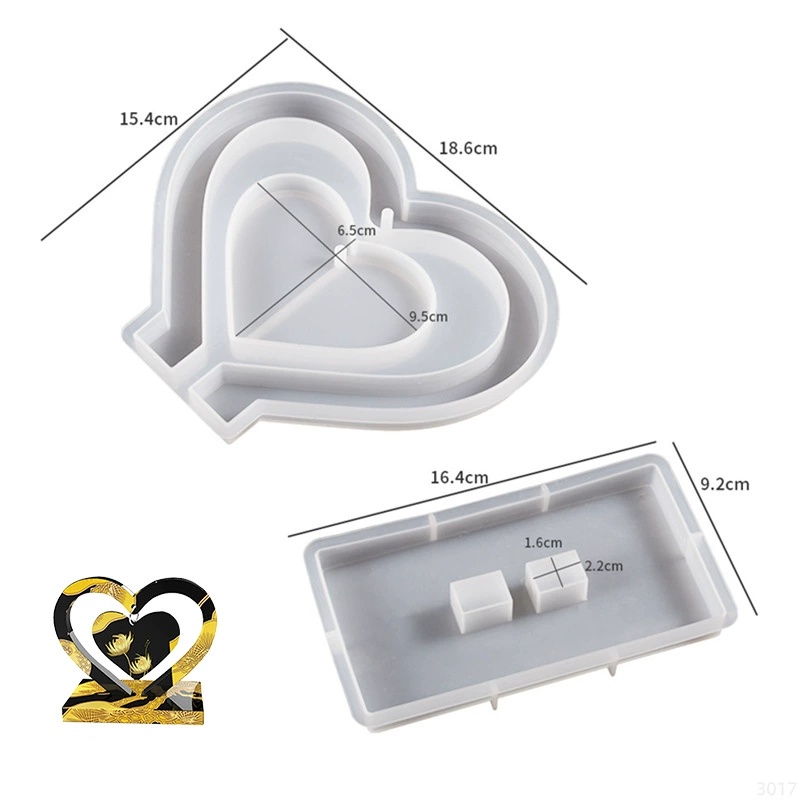Letter Mm Epoxy Resin Silicone - Resin Art Tool Kit ulasan dan harga