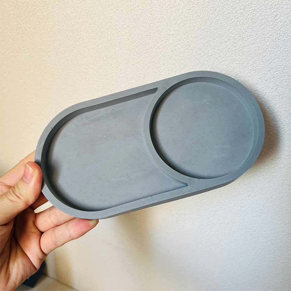 Oval Storage Tray Concrete Mol - Tray Mold Rectangle ulasan dan harga
