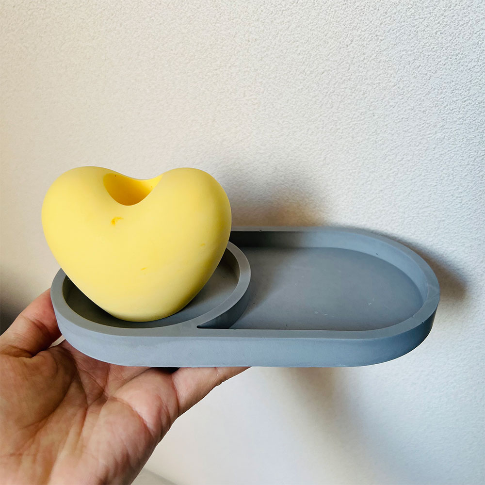 Oval Storage Tray Concrete Mol - Tray Mold Rectangle ulasan dan harga