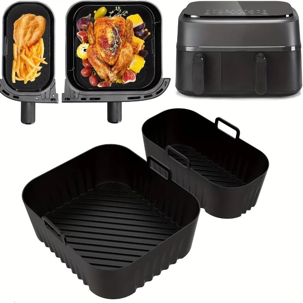 6L/3L Air Fryer Liner Non-Stic - Tray Mold Rectangle ulasan dan harga