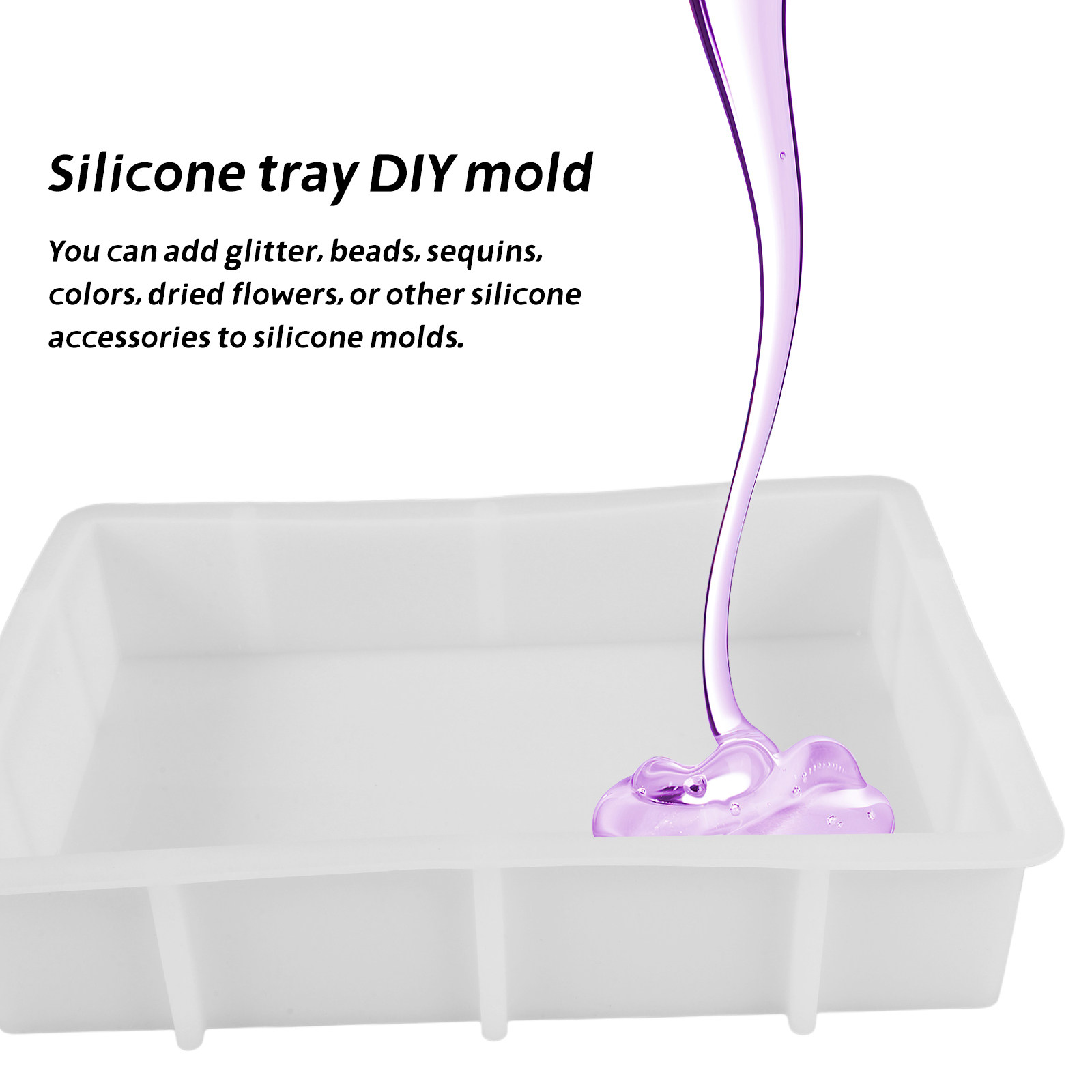 Large Rectangle Resin Silicone - Tray Mold Rectangle ulasan dan harga