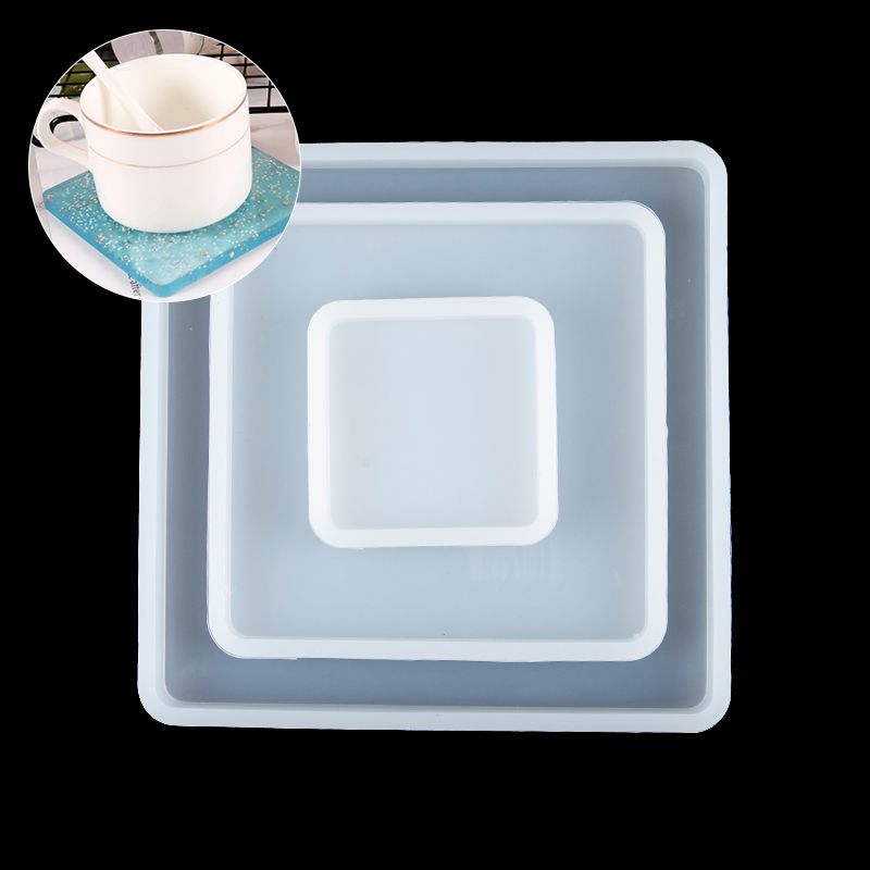 Square Silicone Casting Epoxy  - Coaster Mold Square ulasan dan harga