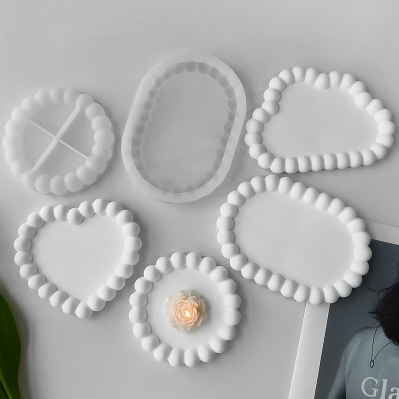 DIY Geometric Cloud Oval Form  - Resin Art Tray ulasan dan harga