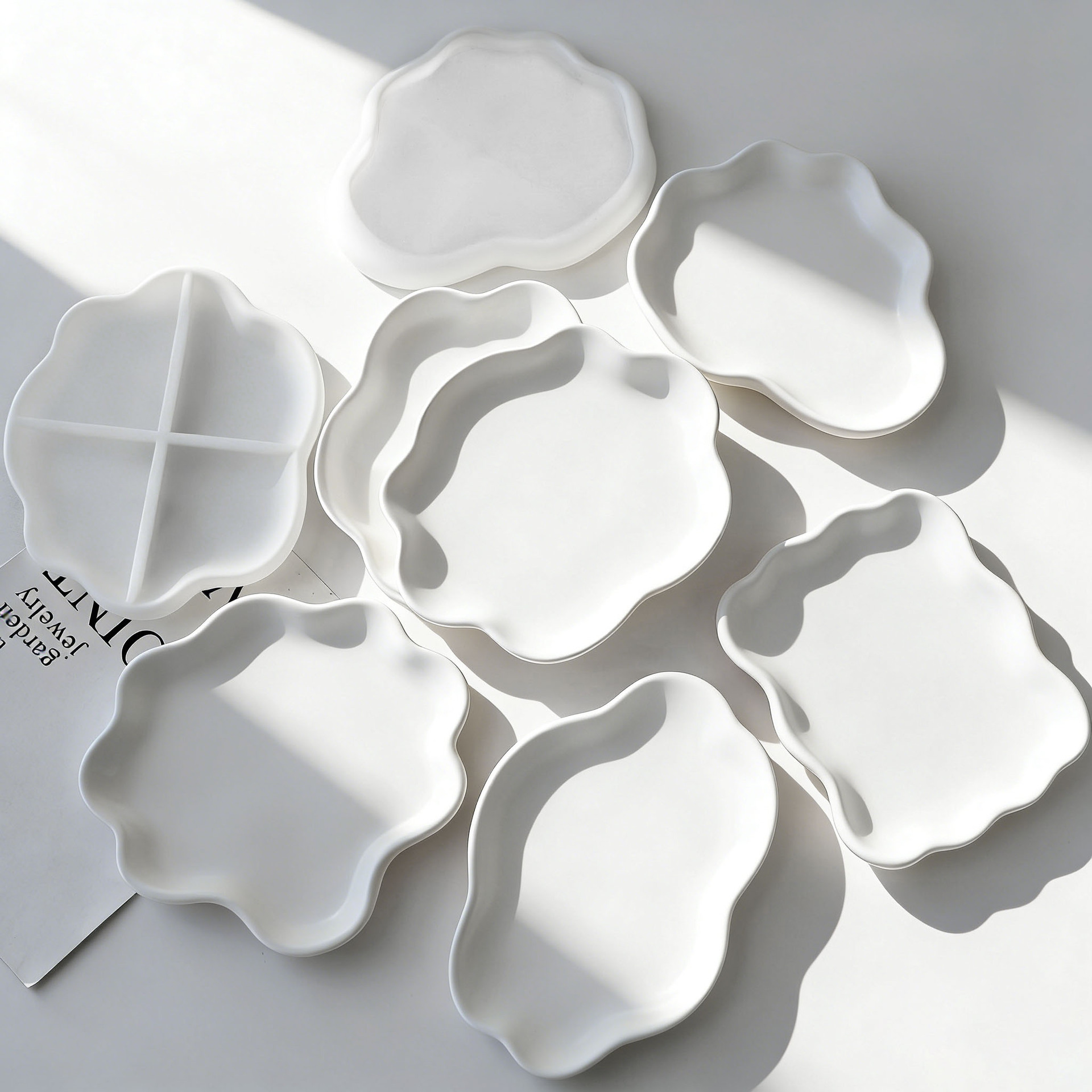 DIY Geometric Wave Plaster Coa - Resin Art Tray ulasan dan harga