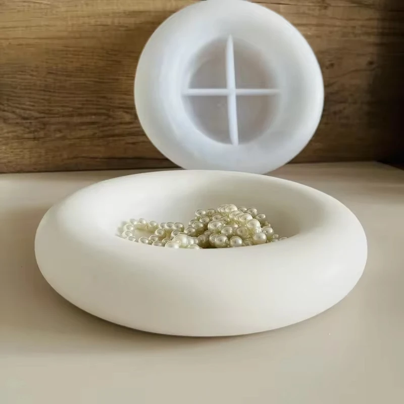 Big Round Tray Cement Silicone - Tray Mold Rectangle ulasan dan harga