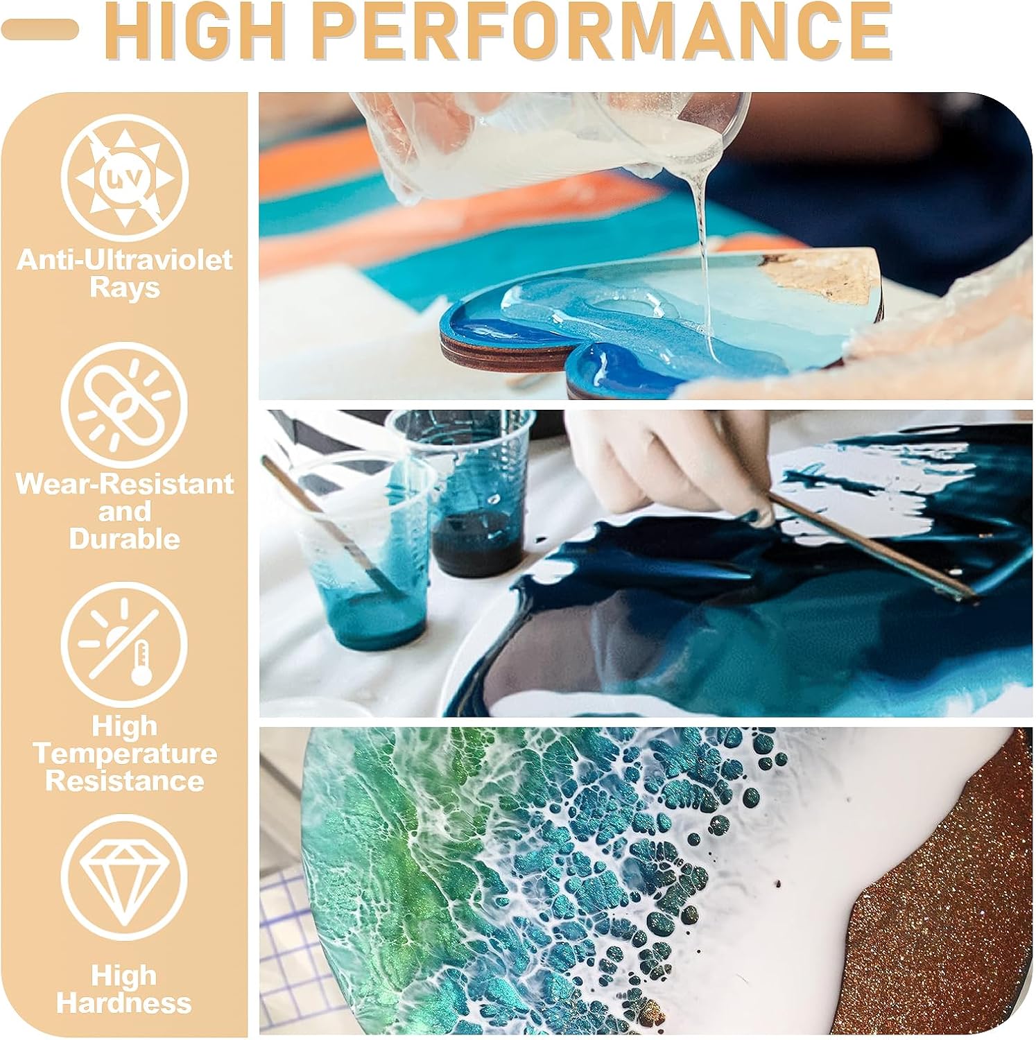 17.6oz/33.8oz AB Resin Epoxy G - Resin Art Epoxy ulasan dan harga
