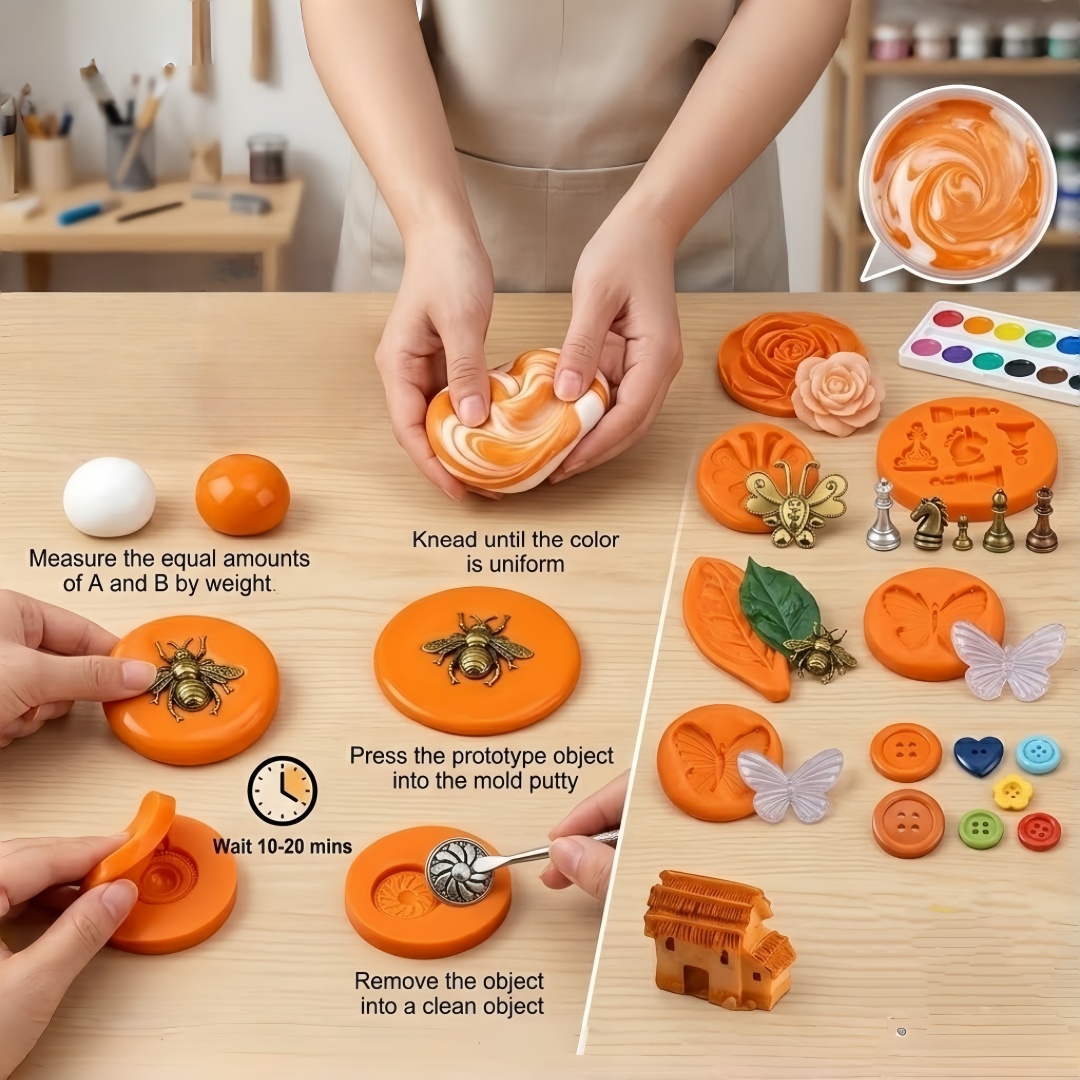 Silicone Putty DIY Crafting Se - Resin Art Accessories ulasan dan harga