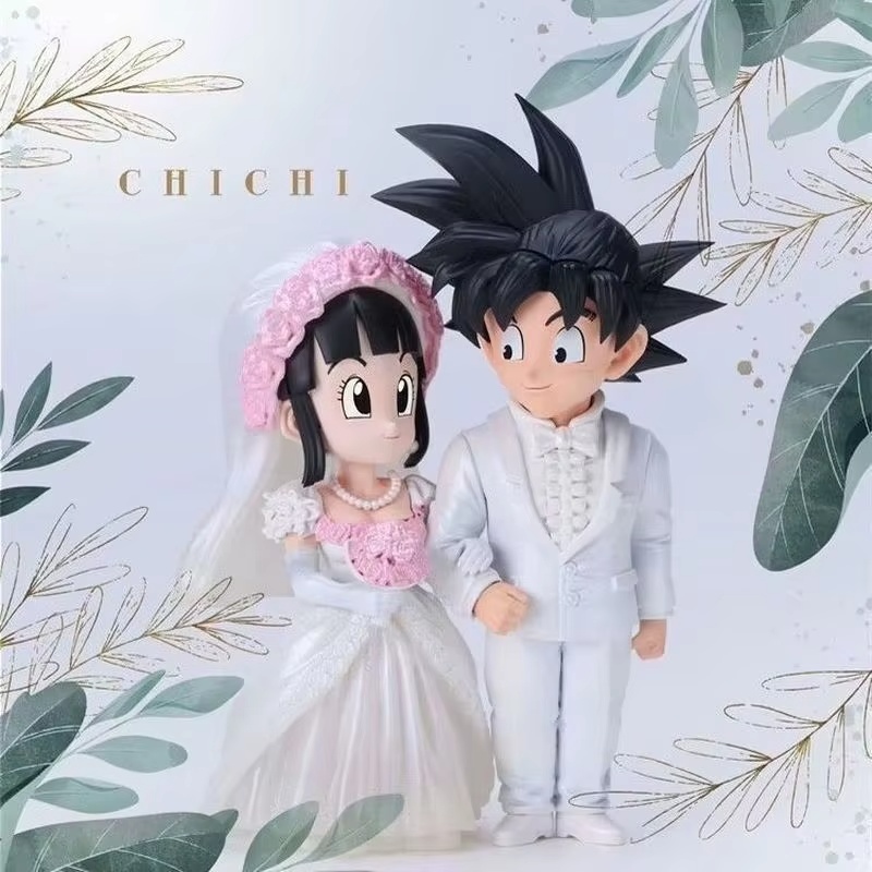 Son Goku and Chichi Wedding Ma - Resin Art Dragon Ball Z ulasan dan harga