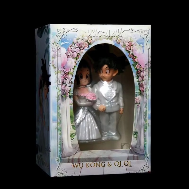 Son Goku and Chichi Wedding Ma - Resin Art Dragon Ball Z ulasan dan harga