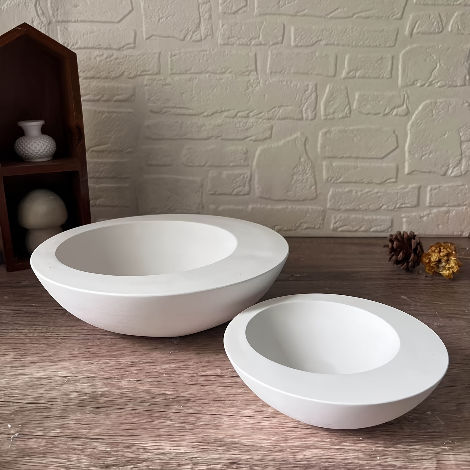 1pc Irregular Round Bowl-Shape - Tray Mold Rectangle ulasan dan harga