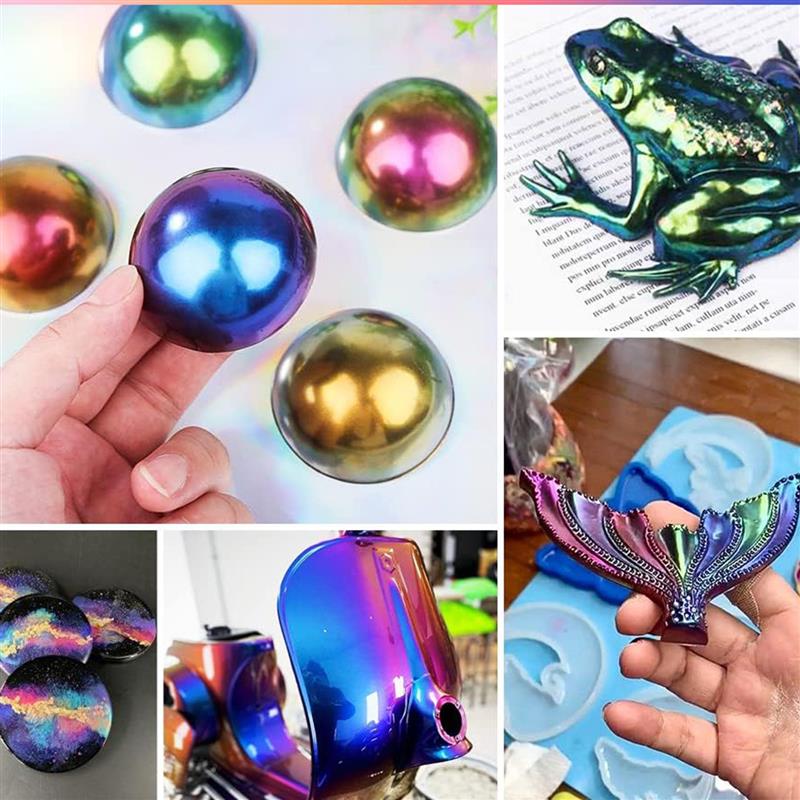 3g Mirror Chameleons Resin Pig - Glitter Powder Resin ulasan dan harga