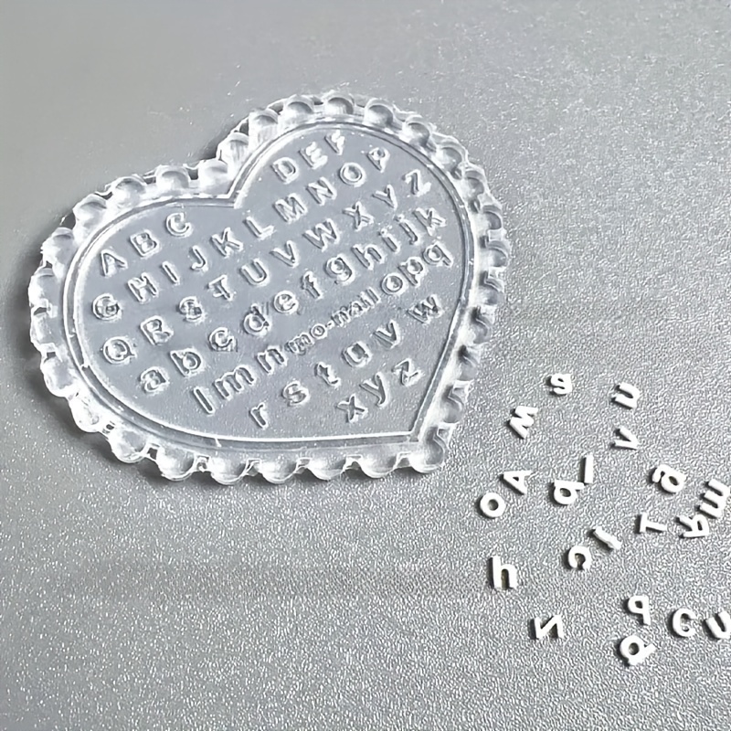 1pc Self-Made Nail Art Letter  - Resin Art Template ulasan dan harga