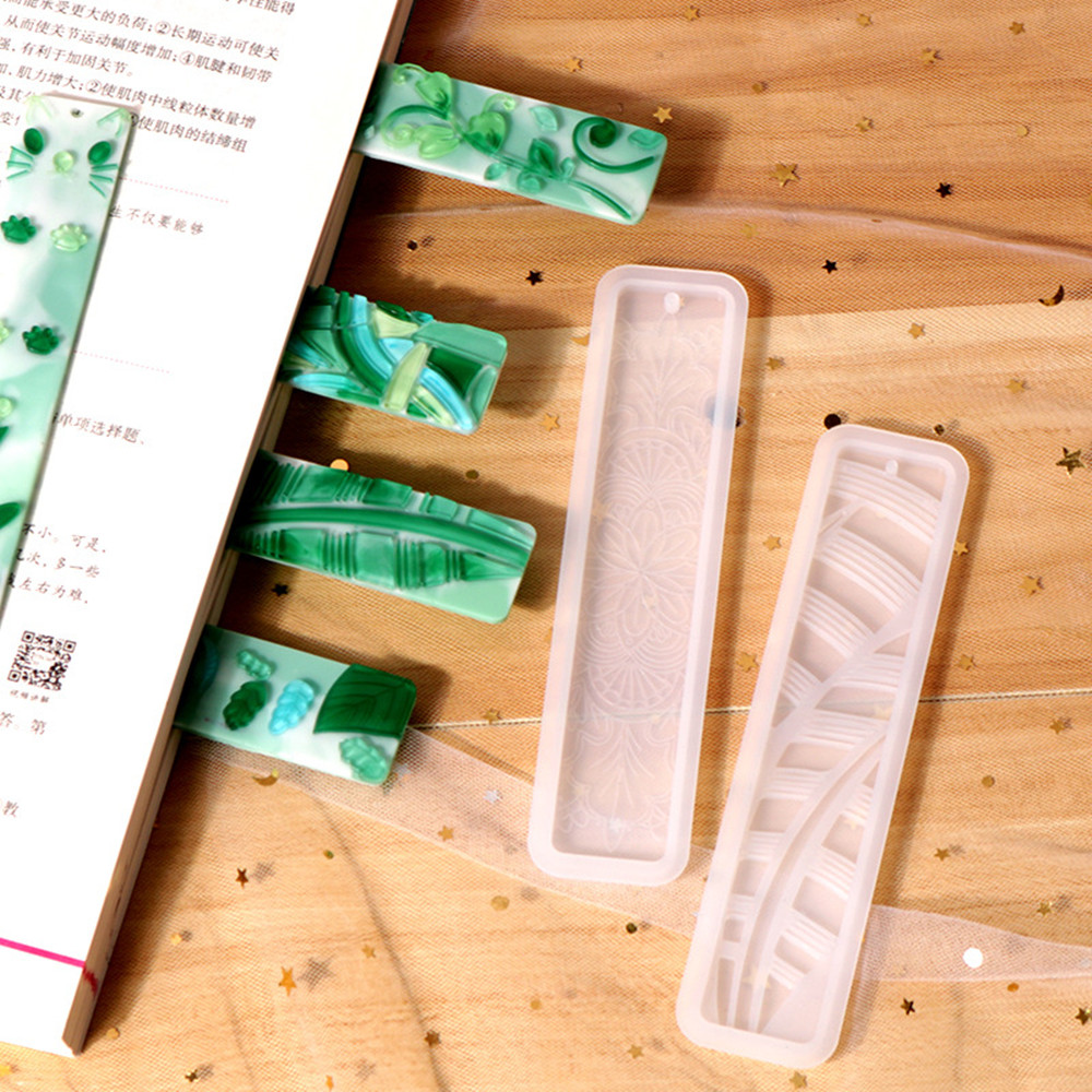 Leaves Bookmark Silicone Mold  - Resin Art Tool Kit ulasan dan harga