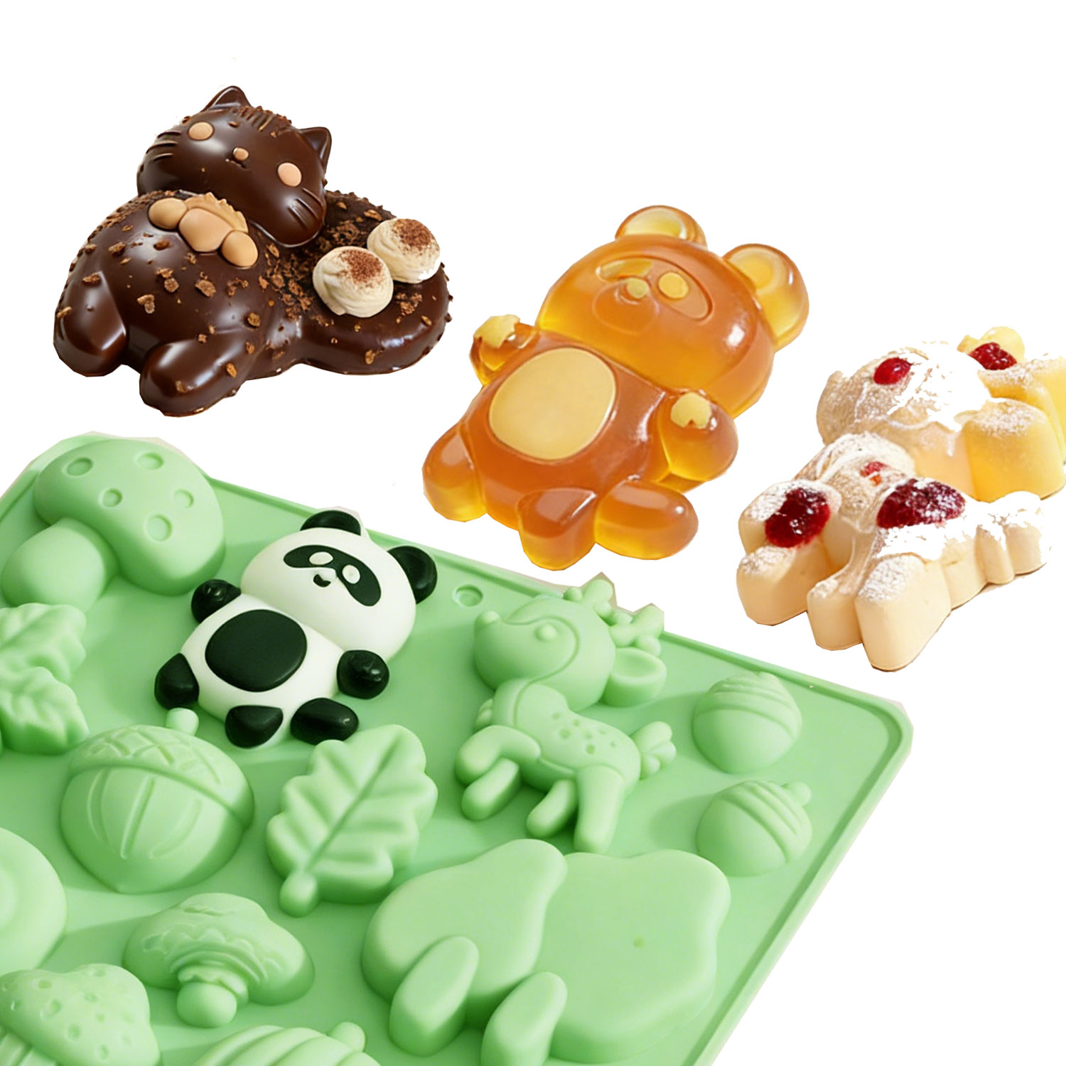 1 Silicone Cake Mold in the Sh - Resin Art Tool Kit ulasan dan harga