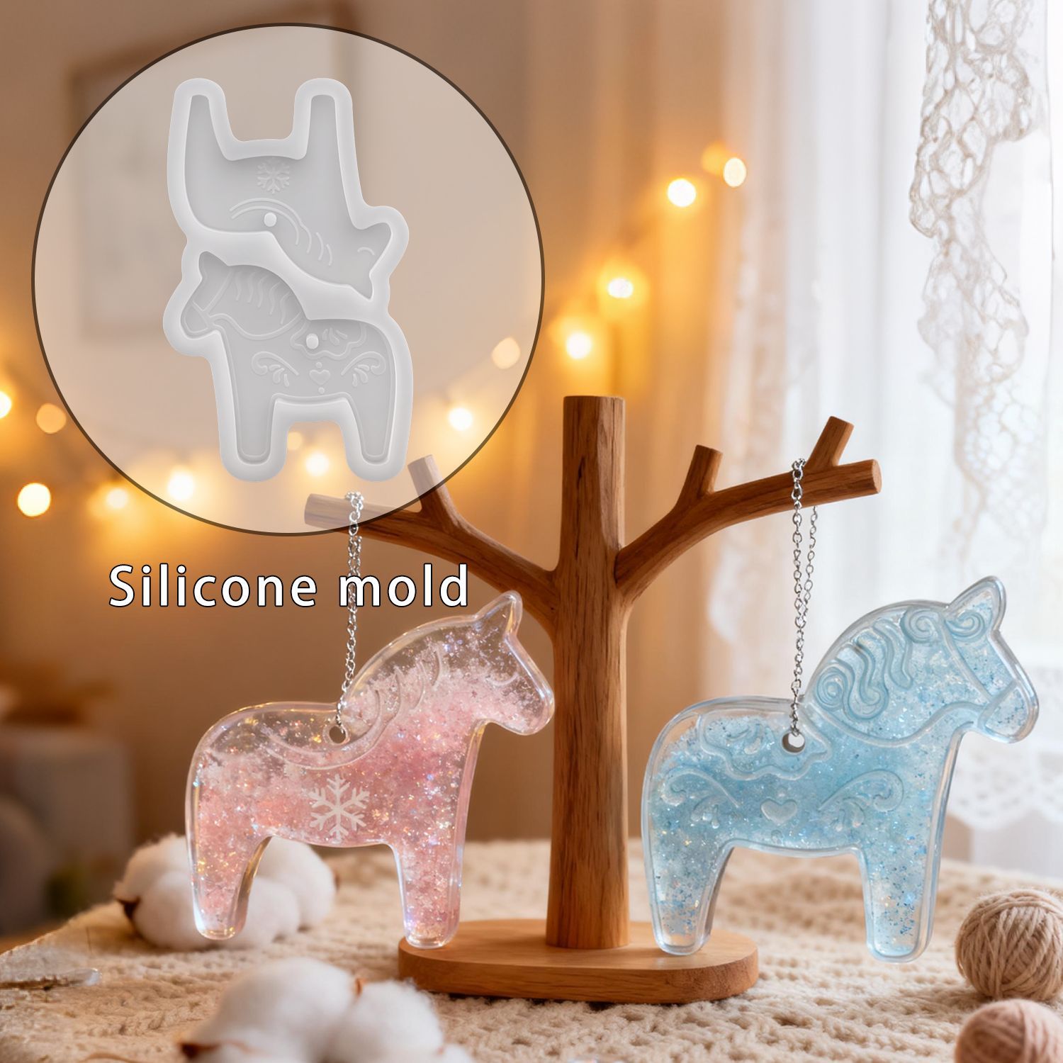 Dala Horse Silicone Molds DIY  - Resin Art Epoxy ulasan dan harga