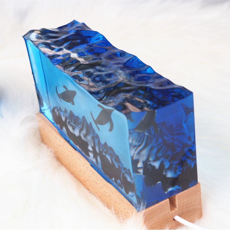 DIY Resin Craft Light Underwat - Resin Art Light ulasan dan harga
