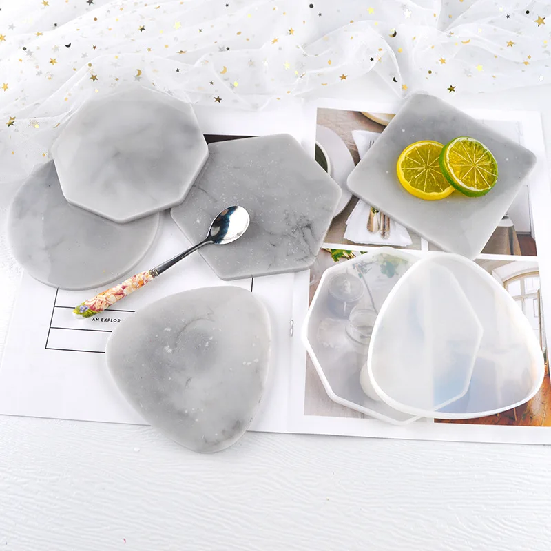 Multi-style Geometric Coaster  - Coaster Mold Square ulasan dan harga