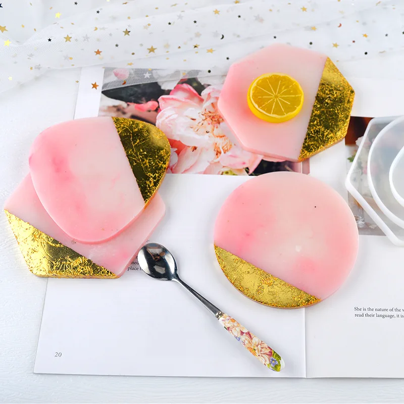Multi-style Geometric Coaster  - Coaster Mold Square ulasan dan harga