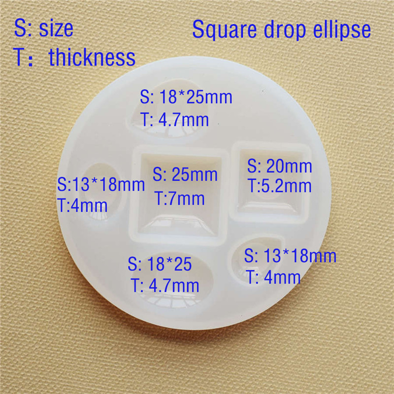 Silicone Mold half ball Oblate - Resin Art Tool Kit ulasan dan harga