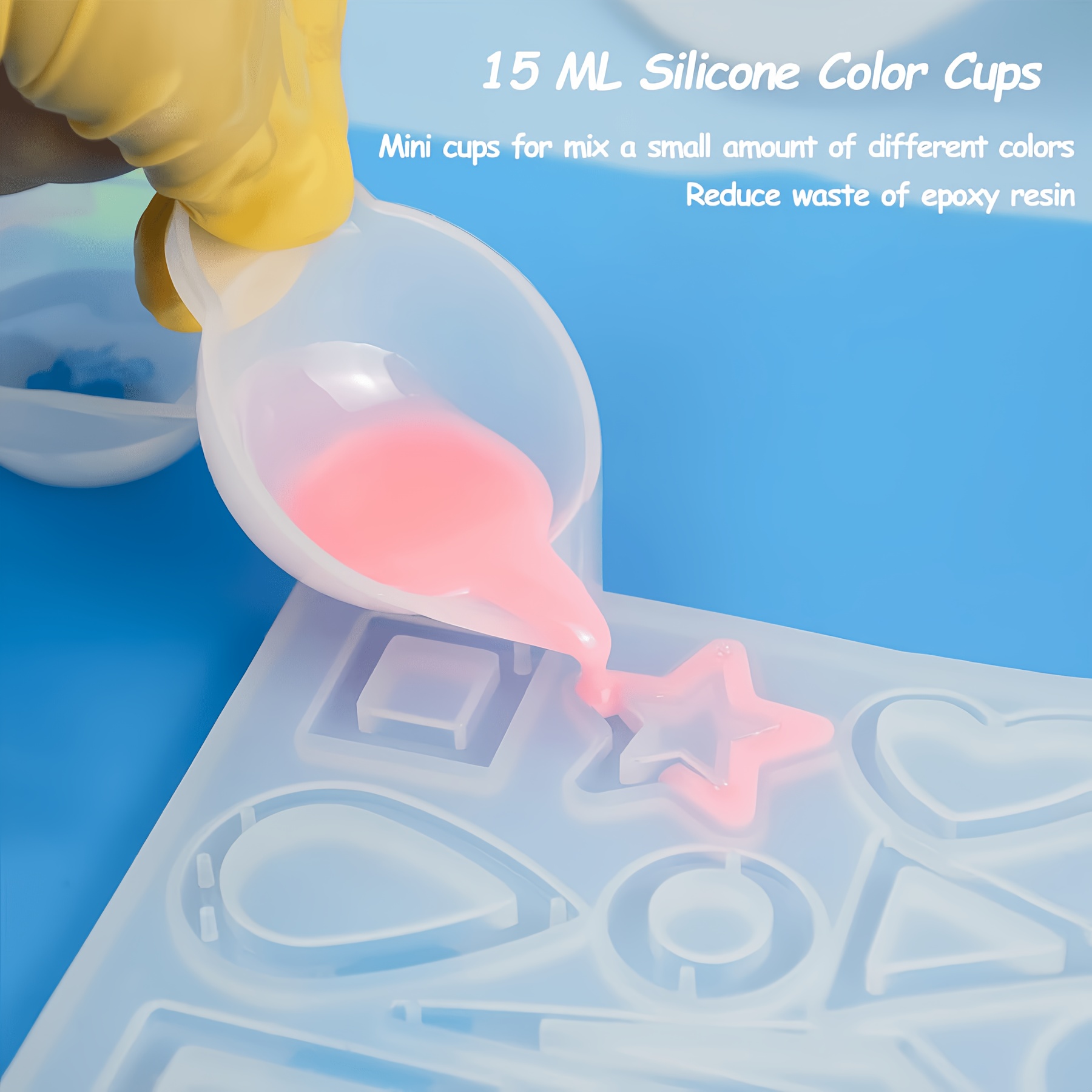 21pcs/Set Silicone Resin Casti - Resin Art Tool Kit ulasan dan harga
