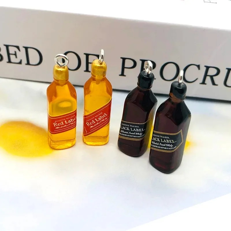 10Pcs Tiny Wine Bar Bottle Res - Resin Art Accessories ulasan dan harga
