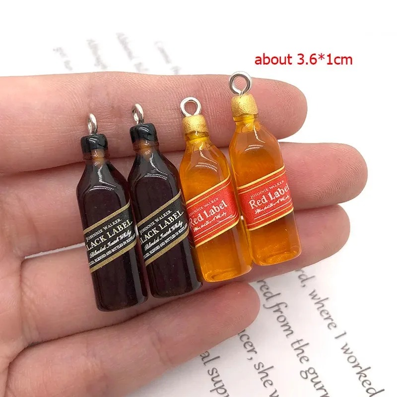 10Pcs Tiny Wine Bar Bottle Res - Resin Art Accessories ulasan dan harga