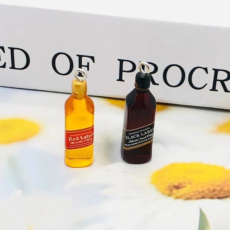 10Pcs Tiny Wine Bar Bottle Res - Resin Art Accessories ulasan dan harga