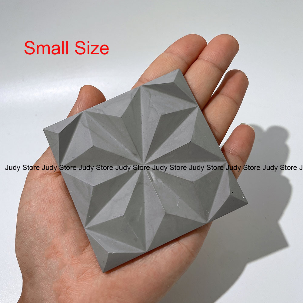 8.4cm Plaster Square Wall Tile - Coaster Mold Square ulasan dan harga
