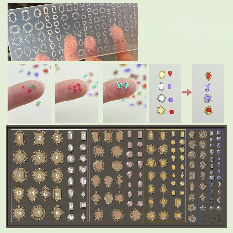 Gemstone Pendant Silicone Mold - Bezels Pendant Resin ulasan dan harga