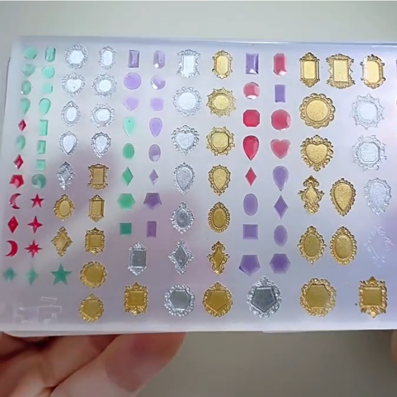 Gemstone Pendant Silicone Mold - Bezels Pendant Resin ulasan dan harga