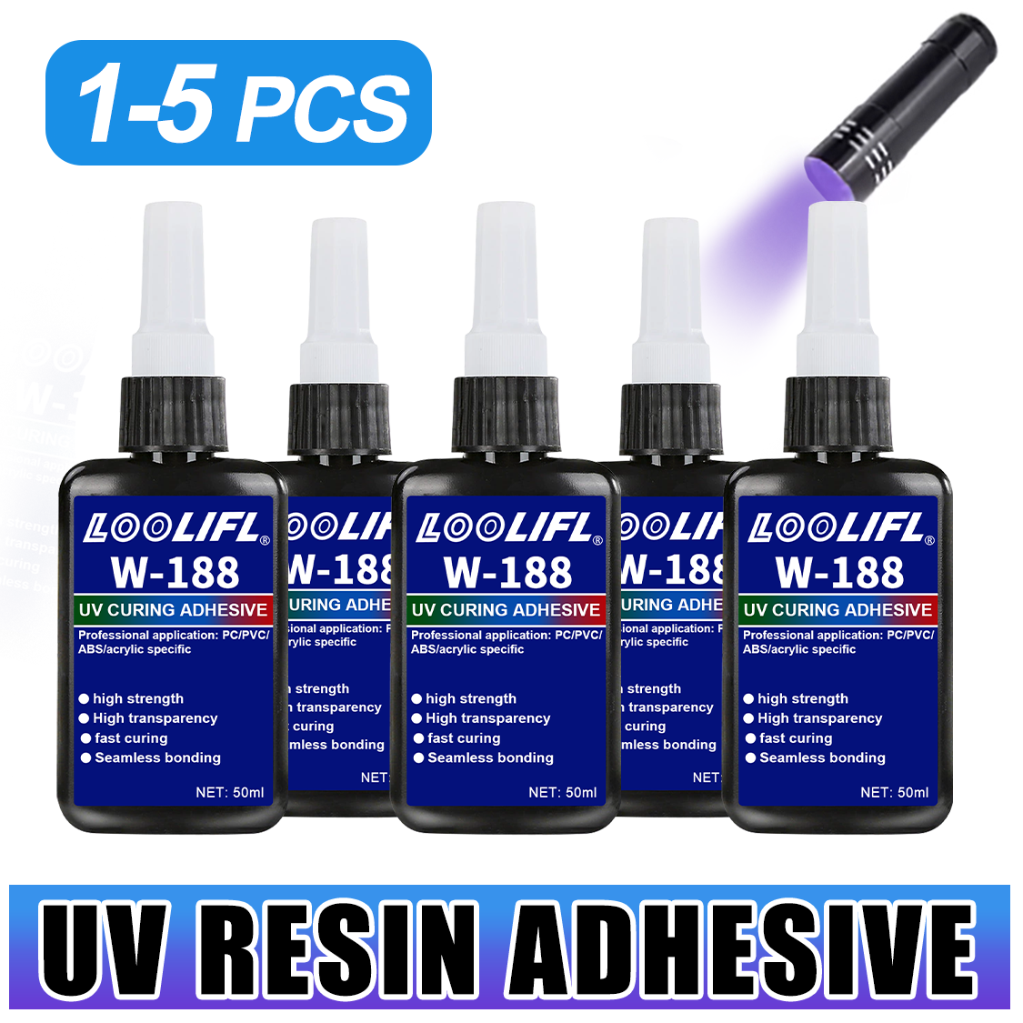 LOOLIFL 188 Strong 50ml UV Res - Resin Art Light ulasan dan harga