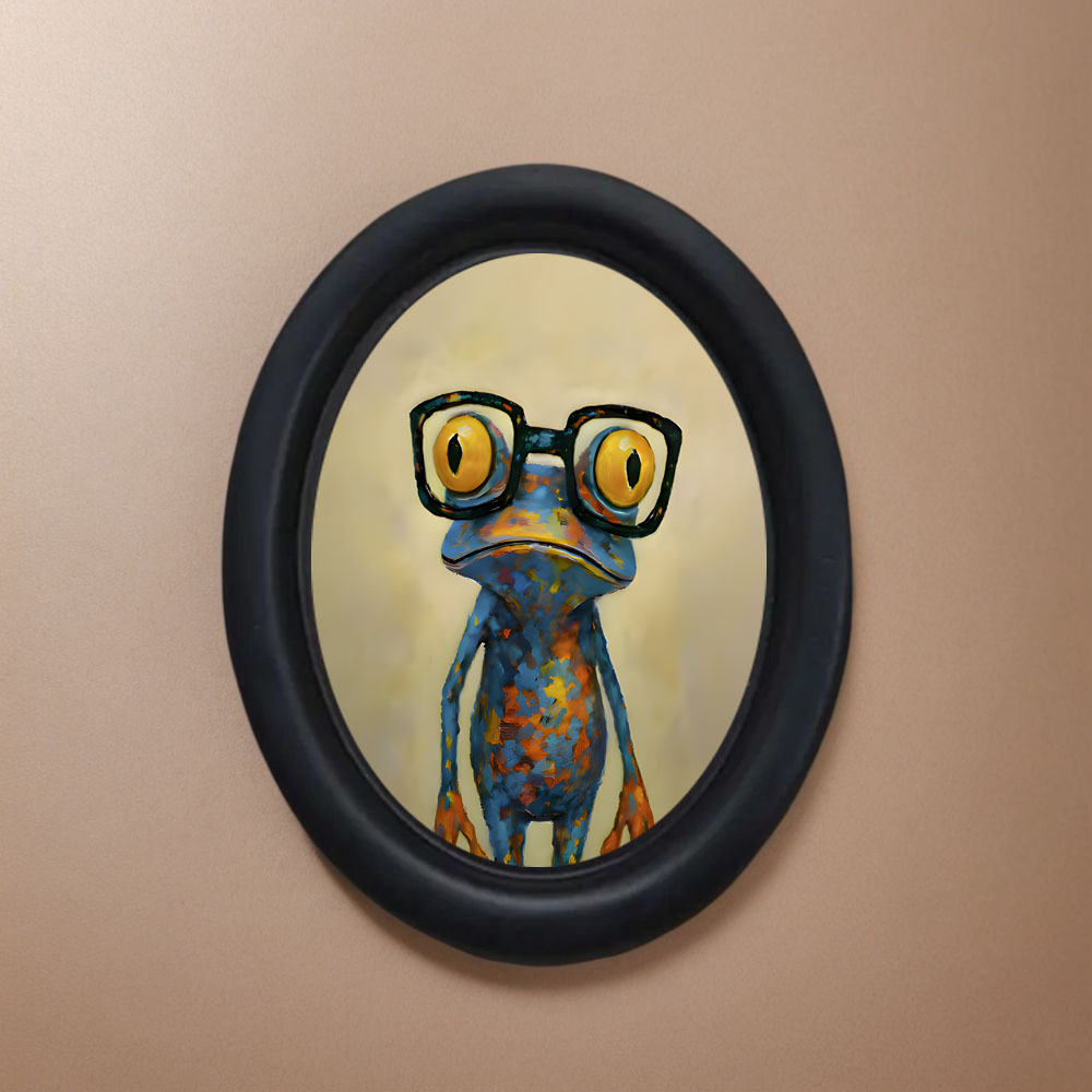 1 Piece of Trendy Frog-Pattern - Resin Art Frame ulasan dan harga