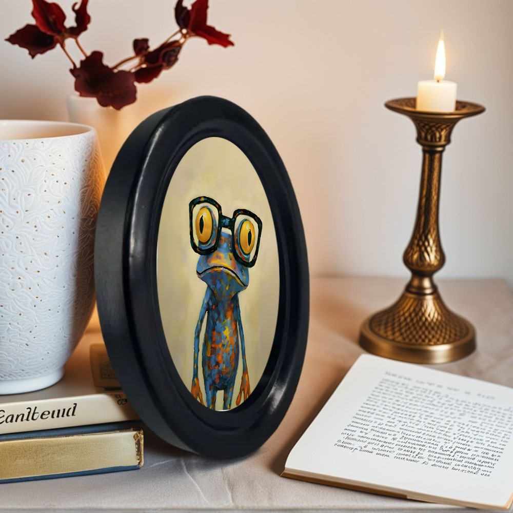 1 Piece of Trendy Frog-Pattern - Resin Art Frame ulasan dan harga