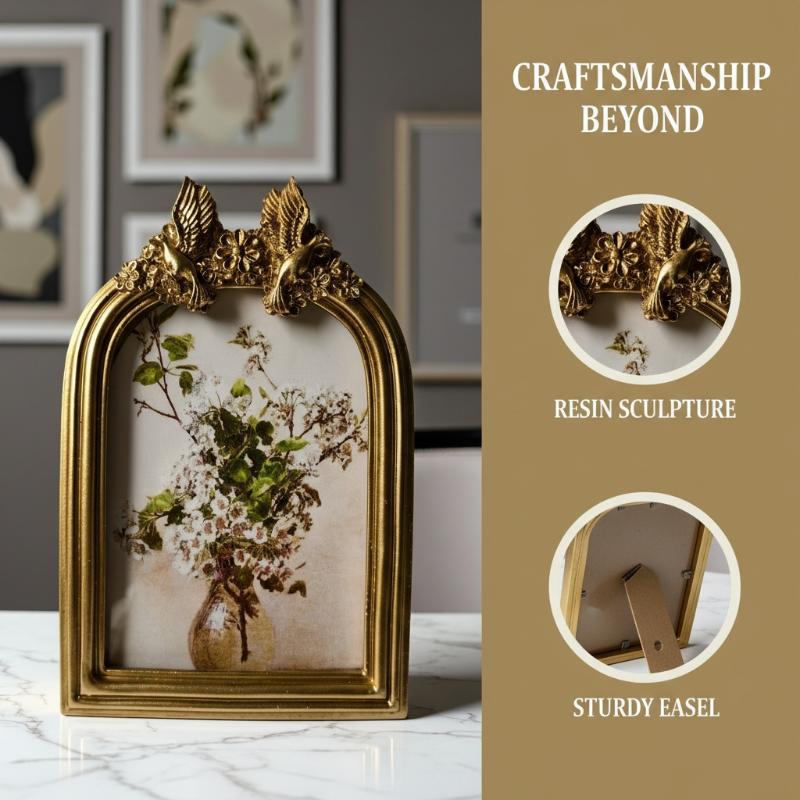 For Desk Wall Decoration Oval  - Resin Art Frame ulasan dan harga