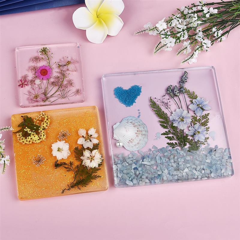 Round Square Rectangle Shape C - Coaster Mold Square ulasan dan harga