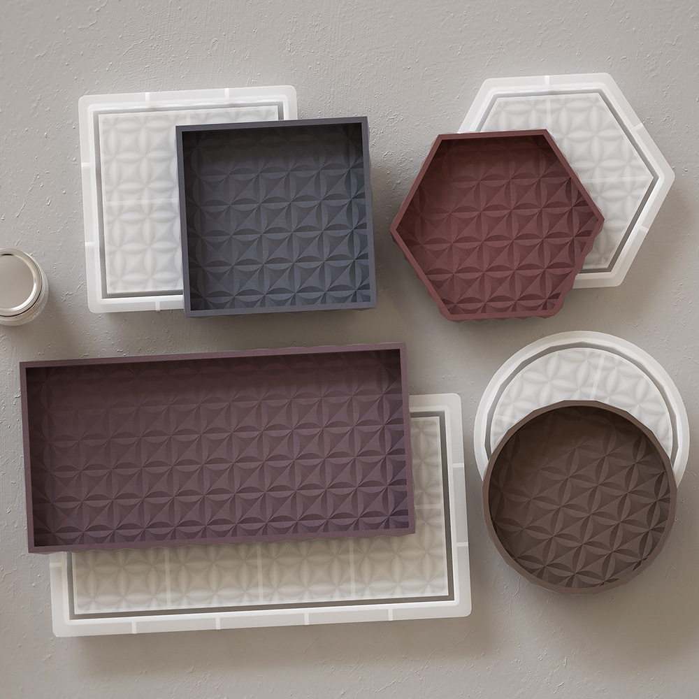 Storage Tray Silicone Mold DIY - Coaster Mold Square ulasan dan harga