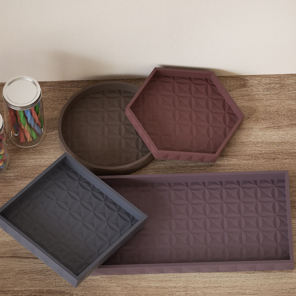 Storage Tray Silicone Mold DIY - Coaster Mold Square ulasan dan harga